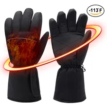 4,5 V электрические термоподогреваемые перчатки с батареей АА Подогреваемые перчатки для мужчин и женщин Электрические Руки согревающие