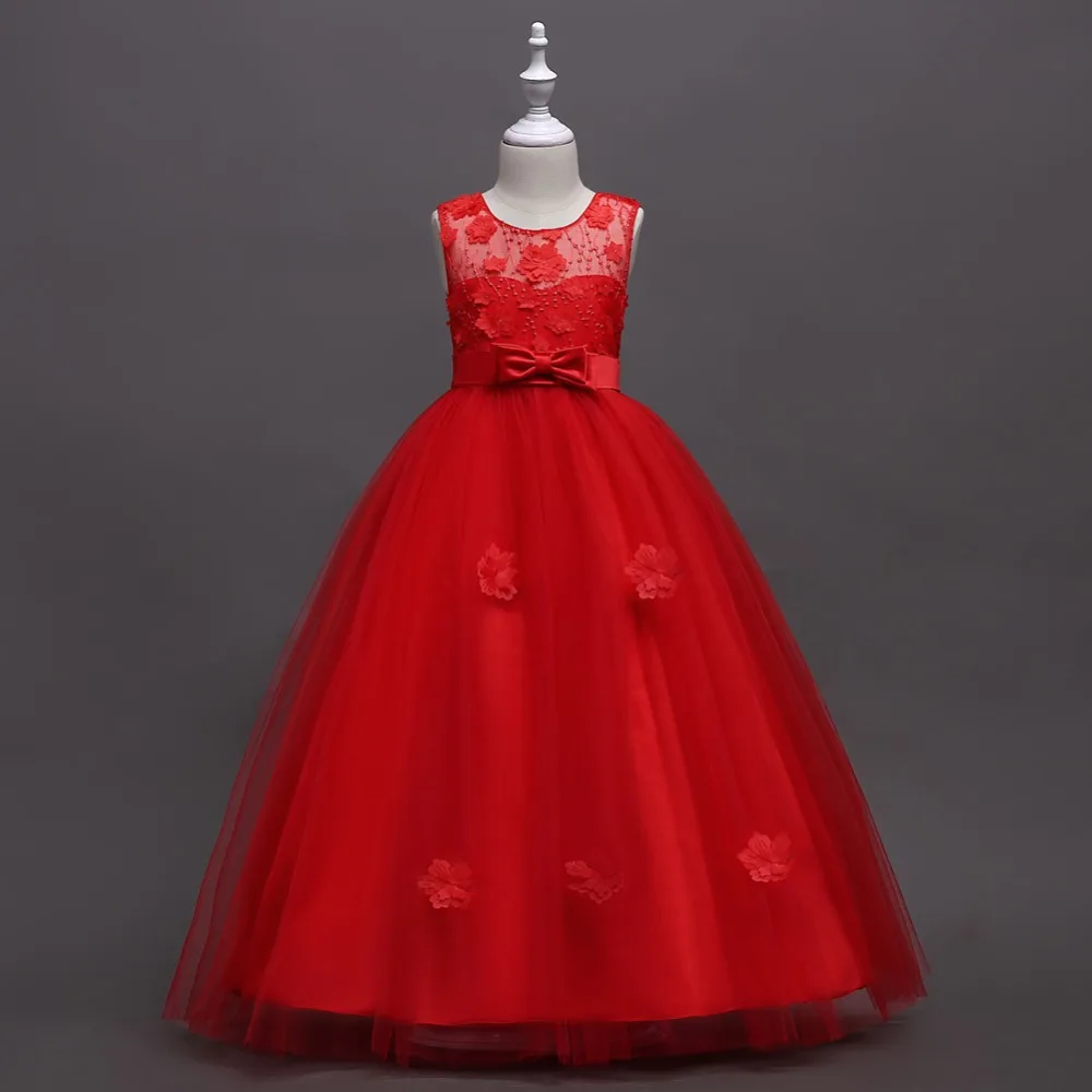 CAILENI Teenage Girls Dress Kids Wedding Party Dresses Flower Big Girl Formal Dress Children Birthday Clothing for Teen Girl CAILENI Teenage Girls Dress Kids Wedding Party Dresses Flower Big Girl Formal Dress Children Birthday Clothing for Teen Girl