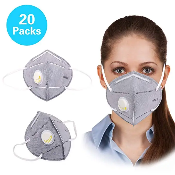 

Anti Pollution Mask Particulate Respirator Dust Masks Disposable 20 Packs Personal Protective Equipment for men and women