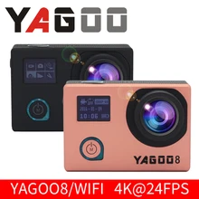 yagoo8 4K Sports Action Camera WiFi Full HD 1080P 60fps 2.0″LCD Go Waterproof 30M Pro Mini Helmet Camcorder 16MP Cam ntk96660