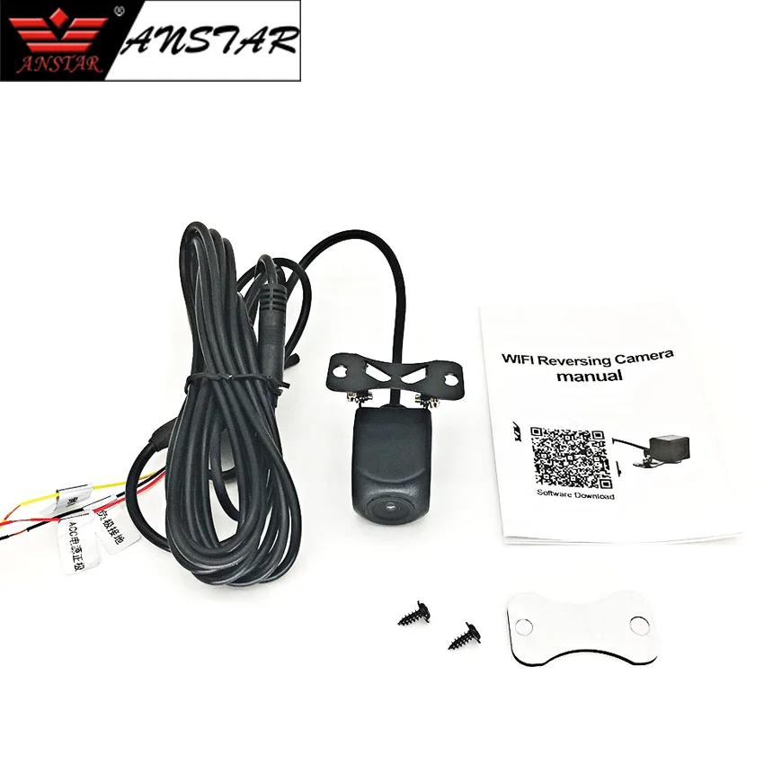 ANSTAR миниатюрная Автомобильная камера заднего вида с Wi Fi 1080P водонепроницаемая