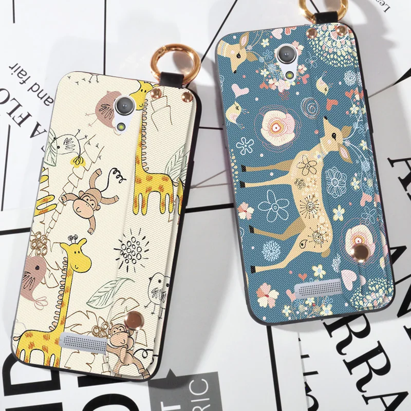 

Strap Rope Phone Case For Highscreen Tasty Lanyard Stand Cover For Highscreen Power 5 Five Pro Power Ice Rage Soft Relief Coque