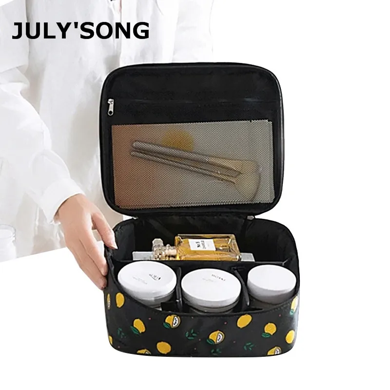 

JULY'S SONG Multifunctional Make Up Bag Waterproof Packing Organizers Bag Oxford Portable Travel Storage Package