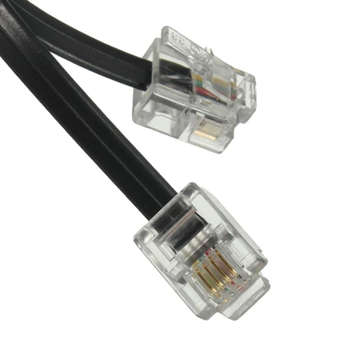 RJ11 6P4C كابل الهاتف الحبل ADSL مودم 5 متر