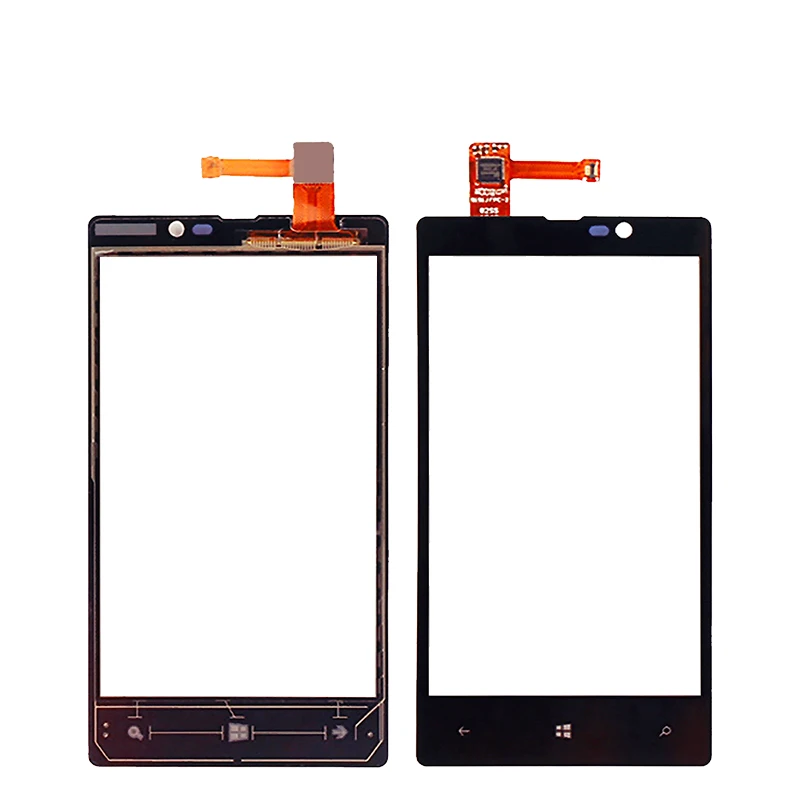 

SZMUGUA 4.3inch Top Front Digitizer Glass Panel for Nokia Lumia 820 N820 Touch Screen + Sticker + Free Tools / A Quality
