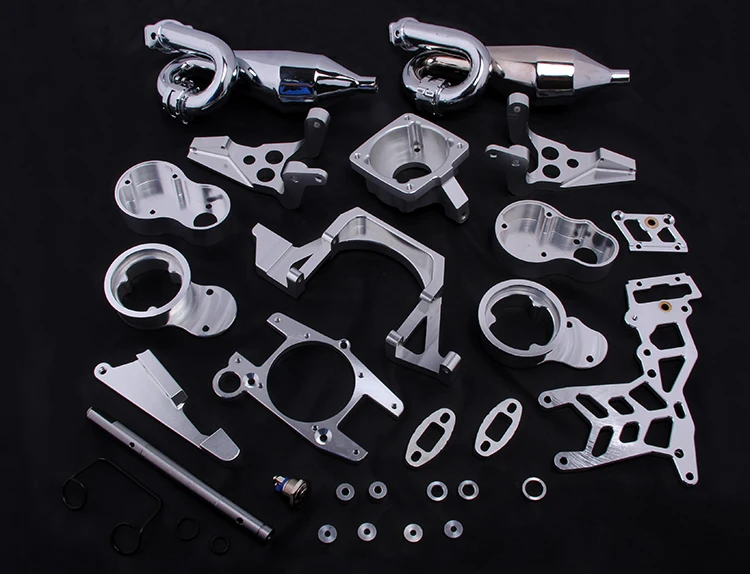 

RC CAR twin-cylinder engine exhaust sets For 1/5 HPI rc car 5T 5SC
