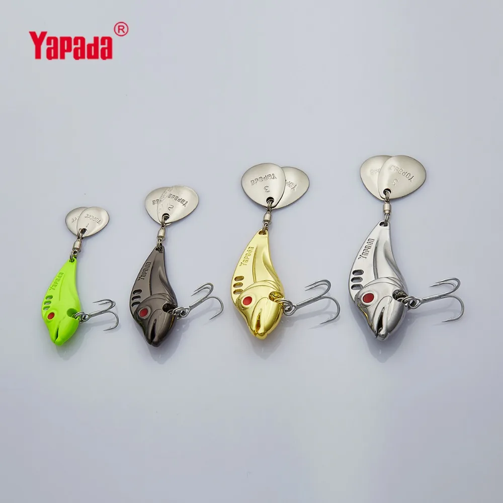 YAPADA VIB 306 привидение 10 г/15 г/20 г/25 г тройной крючок + вращающиеся блестки 43 мм/49 мм/53
