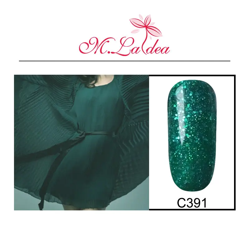  m.ladea long lasting 5ml soak off gel polish glitter nail varnish 1 jar painting UV&LED nail gel