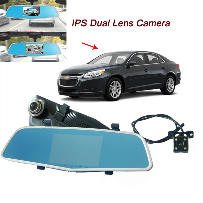 

BigBigRoad For chevrolet malibu aveo cruze sail orlando captiva spark trax sonic 5 inch Car Rearview Mirror DVR Video Recorder