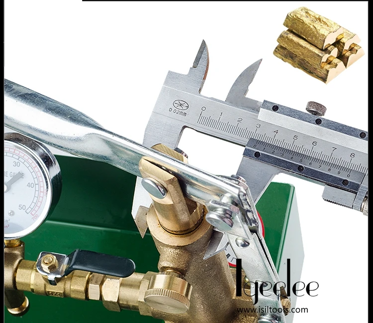 IGeelee испытательный насос давления трубы T-50K-P 5 кг/см2 с латунным клапаном, стальной чехол как picuture