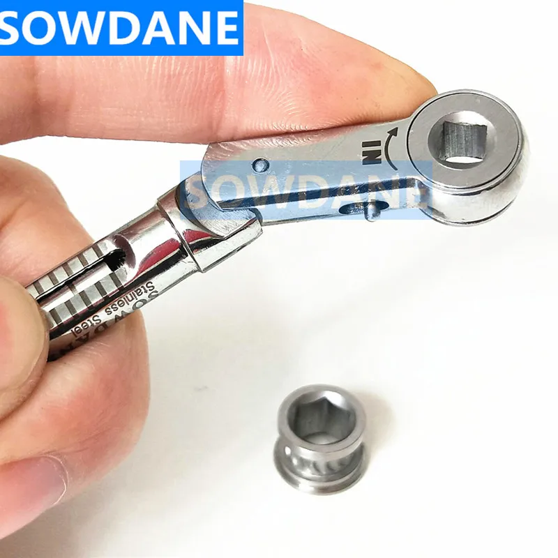 Зубной имплантат из нержавеющей стали, динамометрический ключ с трещоткой, Инструмент высшего немецкого качества, 10,5 мм, 10-50 нсм, высокое качество с драйверами
