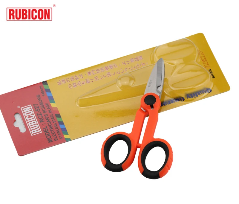 

RCZ-527 RUBICON Fiber Optic Kevlar Scissors for patchcord kevlar cutting knife
