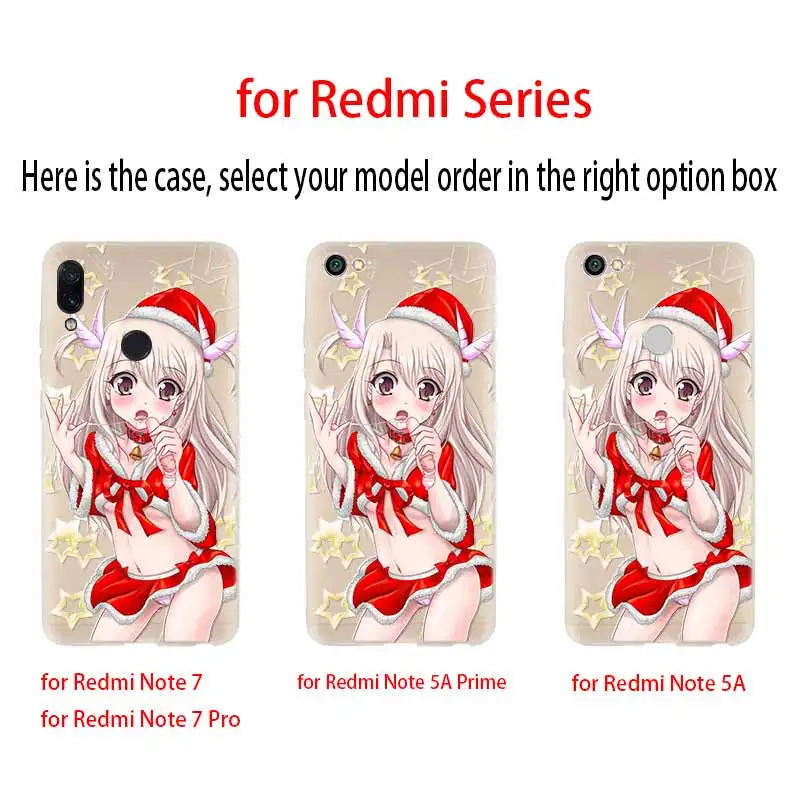Японский мультфильм аниме девушка мода мягкий ТПУ чехол для Coque Xiaomi Redmi 9a 8a 7a 6a 5a Note