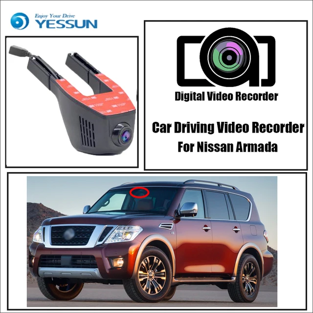 Special Price YESSUN for Nissan Armada Car Driving Video Recorder Wifi DVR Mini Camera Novatek 96658 FHD 1080P Dash Cam Night Vision