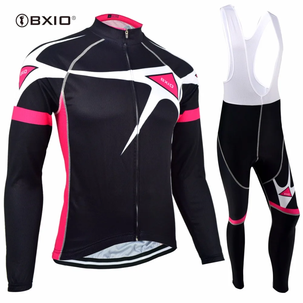 BXIO Winter Thermal Fleece Bicycle Jersey Long Sleeve Women Cycling Jerseys Seamless Stitching Pro 5D Pad Maillot Ciclismo 129 цена BXIO Winter Thermal Fleece Bicycle Jersey Long Sleeve Women Cycling Jerseys Seamless Stitching Pro 5D Pad Maillot Ciclismo 129 цены онлайн