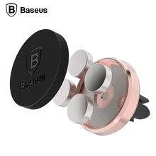Baseus Universal Magnetic Car Phone Holder Stand 360 Degree Car Dashboard Air Vent Mount Holder Support GPS Mobile Magnet Holder