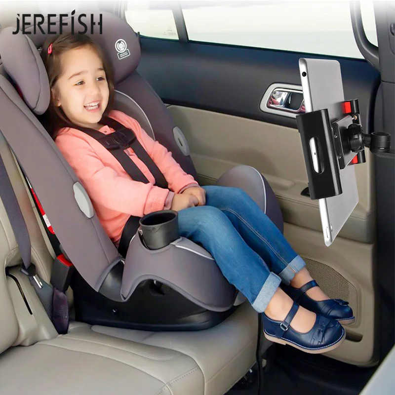 JEREFISH Универсальный Автомобильный планшет автомобильный держатель телефона для iPad 2/3/4 Mini Air Pro на заднем сиденье подставка держатель для мобильных устройств крепление для iPhone X 8 7 Plus