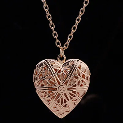 N830 полое ожерелье с подвеской в виде сердца модное ювелирное изделие ожерелье с геометрическим шармом Бижутерия Новое поступление - Окраска металла: Gold