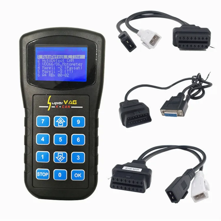 

SUPER VAG K+CAN V4.8 Car Fault Reader Key Programmer Car Diagnostic Tool Code Scanner For Volkswagen VW Audi Skoda