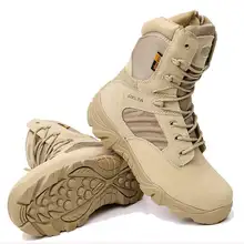 DELTA Men Hiking Shoes Military Desert Tactical Boot Army Shoes Breathable Camping Sport Hunting Climbing Work Shoes Ankle Boots men s hiking shoes outdoor sneakers anti skid hunting climbing shoes men s military tactical army shoes breathable hiking boots