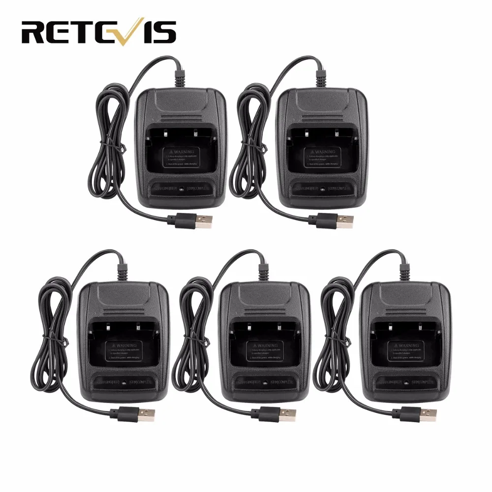 5 шт USB литий-ионная Батарея Зарядное устройство для Retevis H777 Baofeng 888 S BF-888S Walkie Talkie J9104E
