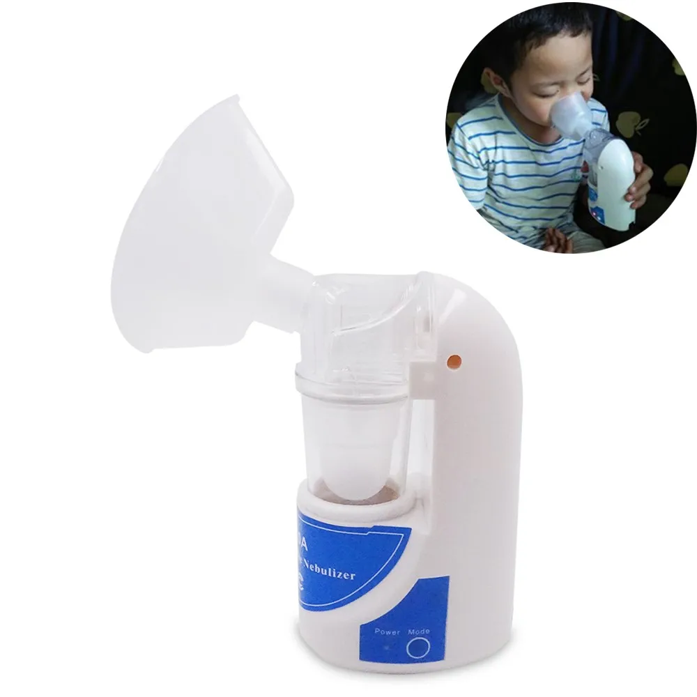 

Asthma for Children Adult Mini Portable Atomizer Inhale Nebulizer Ultrasonic Spray Aromatherapy Steamer vaporizador nebulizador