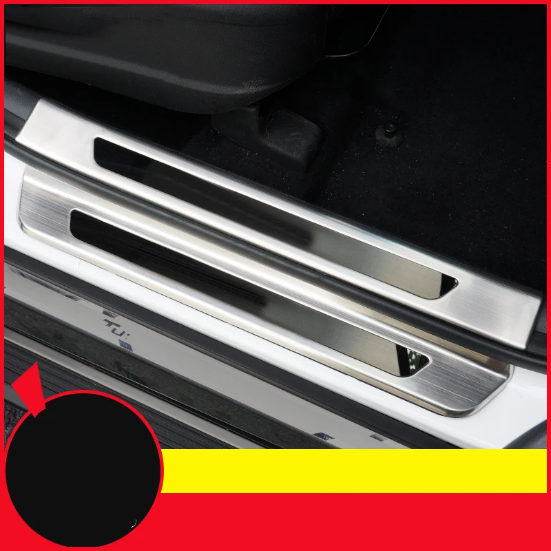 

Lsrtw2017 Stainless Steel Car Trunk Sill Threshold Trims for Hyundai Tucson 2015 2016 2017 2018