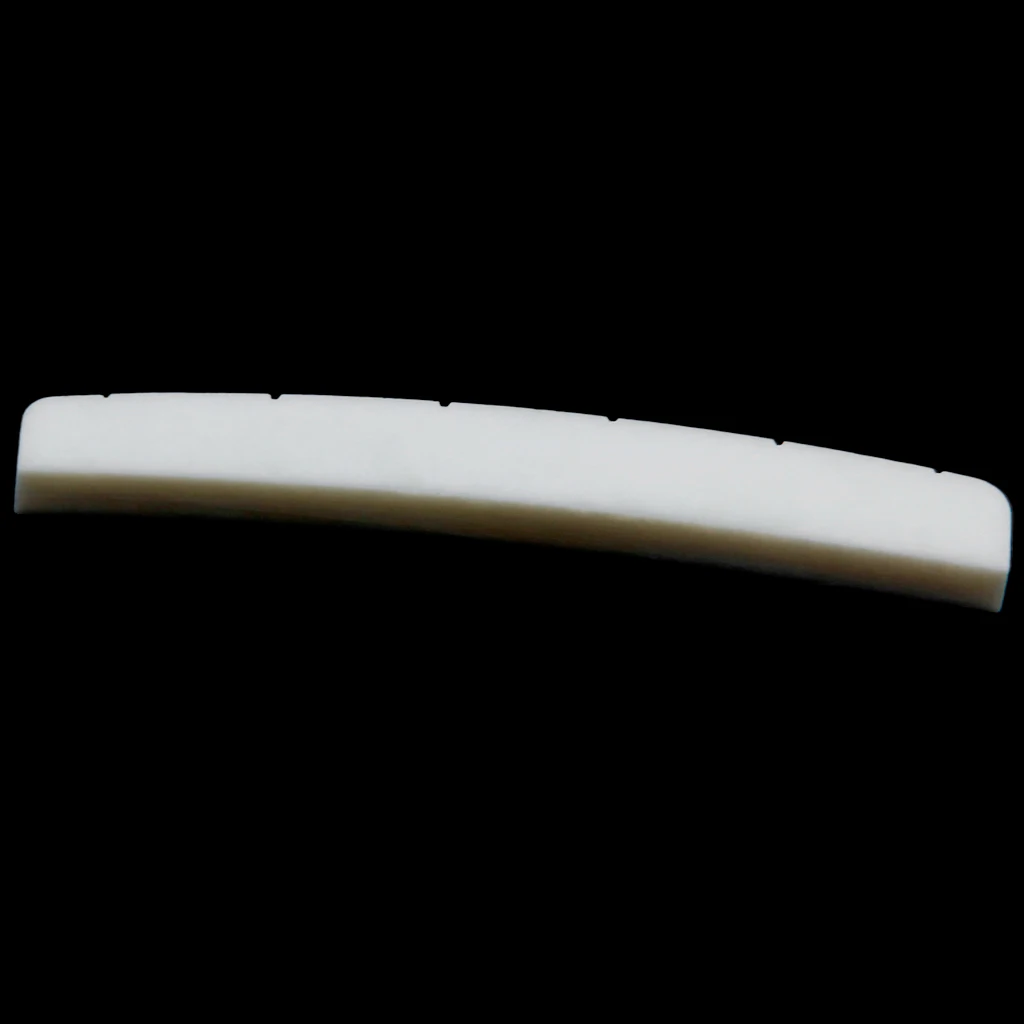 New Arrival 3x Ivory Curved Slotted BONE NUT for Fender Stratocaster Tele Guitar Accs for Electric Guitar  