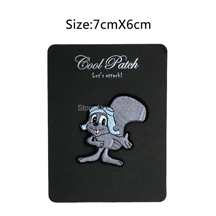 THE FLYING SQUIRREL Movie TV Series Costume Embroidered iron on patch Tshirt hook loop | Дом и сад
