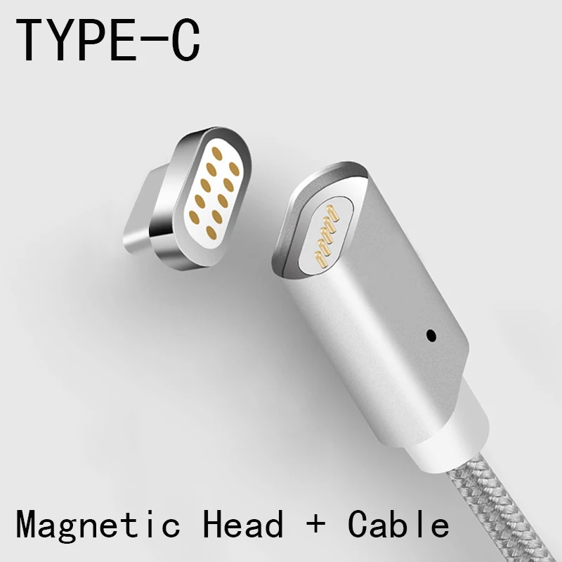Thbelieve USB Магнитный адаптер типа C с нейлоновой оплеткой 1 м магнитные адаптеры для