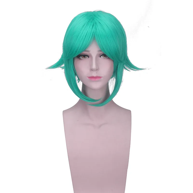 Coshome Anime Land Of The Lustrous Phosphophyllite Wig Houseki No Kuni Cosplay Wigs Red Green Black Hair (1)