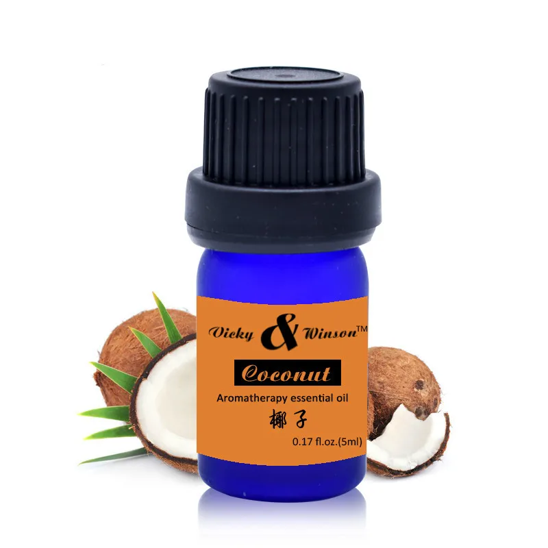 Coconut essential oil 5ml pure natural Coconut Oil Restore skin elasticity blood circulation