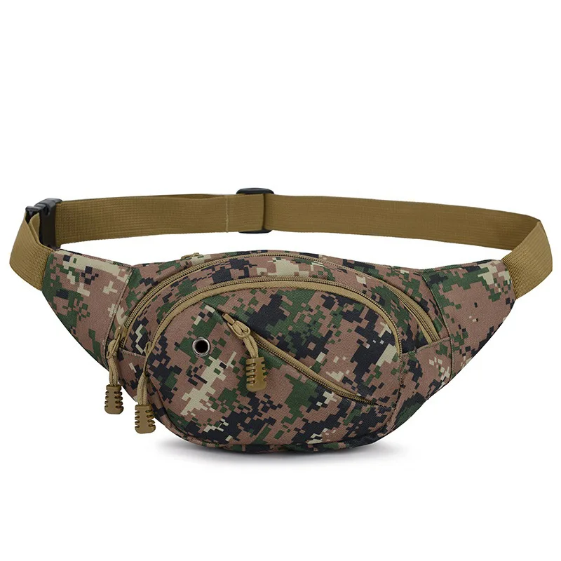 Men Outdoor Waist Packs Waterproof Mobile Phone Waist Bag Wild Camouflage Tactics Waist Packs High Capacity Survival chest Bags