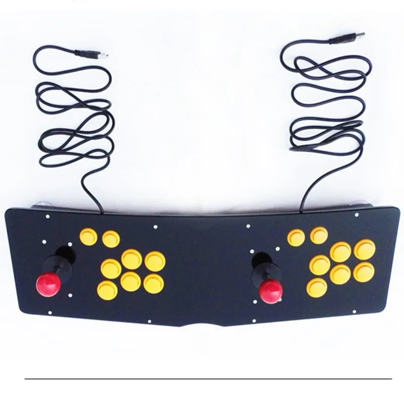 

2014 new Computer PC USB Color pictures Double arcade joystick street fighting gamepad game controller joypad, free shipping