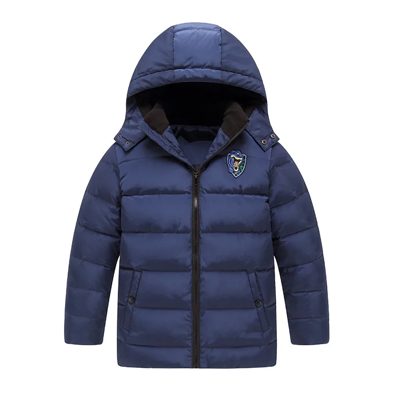 

2018 New Fashion winter jackets Waterproof Jacket kids Long Coat Boy clothing Casual Down Jacket Thick Warm Comfortable clothes