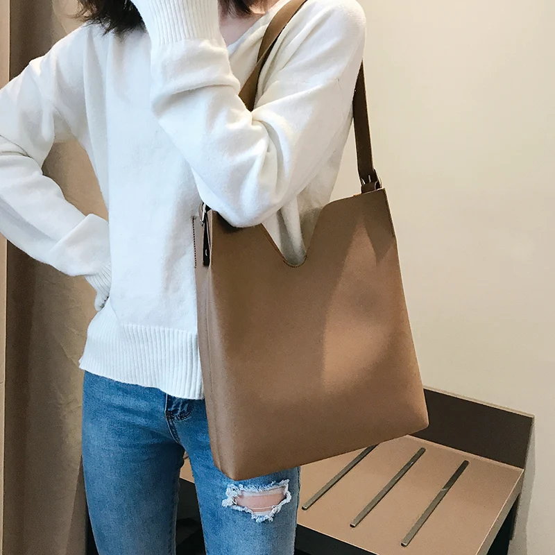Goedkoop Luxe Handtassen Vrouwen Tassen Designer Casual Vrouwen Handtas Beroemde Merk Lederen Dames Handtassen Eenvoudige Schoudertas voor Vrouwen Sac