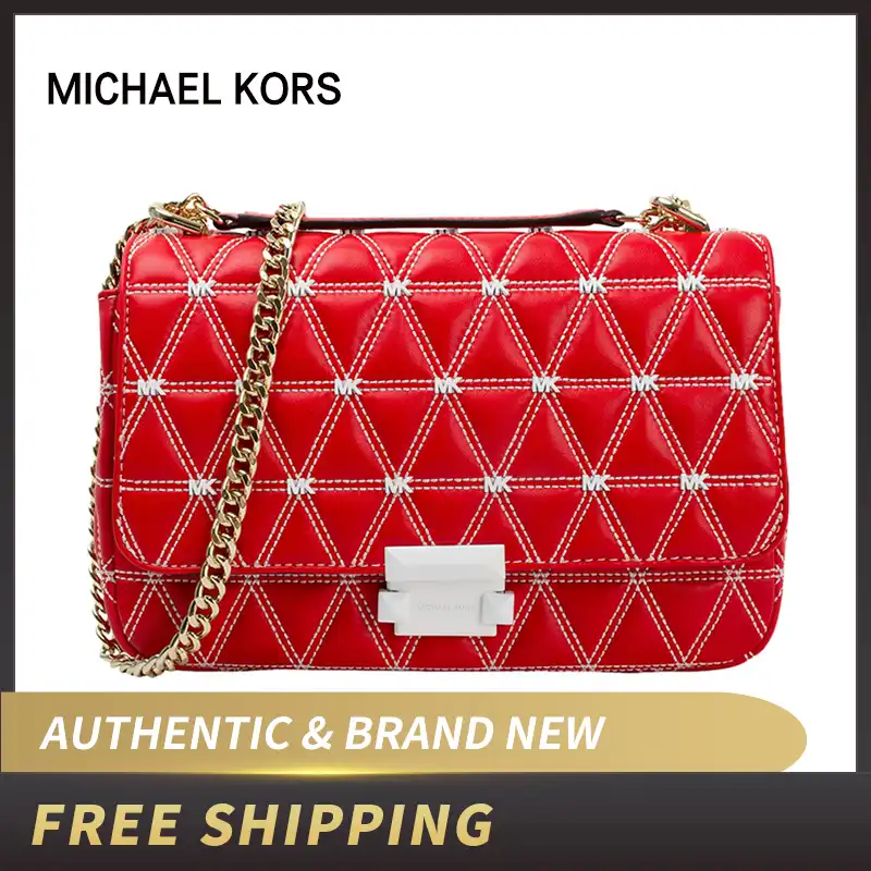 michael kors sloan quilted shoulder bag