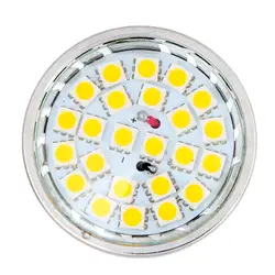 Светодиодный свет светодиодный светильник светодиодный лампы Spotlight 5 Вт GU10 220 В-240 В Энергосберегающие теплый White24 SMD 5050