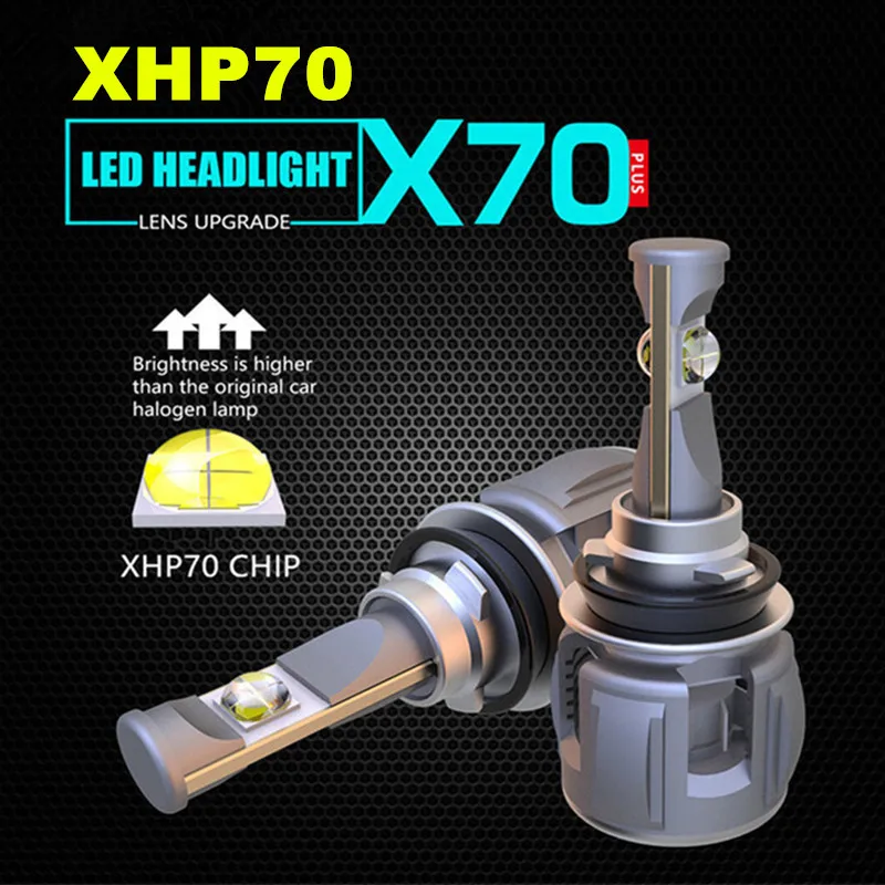 Najtaniej INLONG oryginalny Xhp70 H7 H11 ledowa żarówka do reflektorów H4 Led H8 Hb3 9005 9006 HB4 D4S D2S D1S D3S lampa czołowa Led światła przeciwmgielne 15600LM 6000K