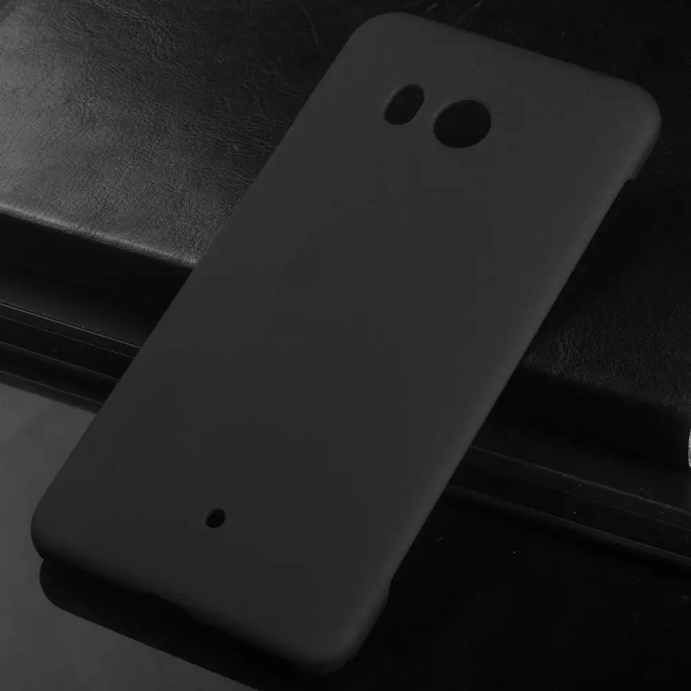 Матовая Пластик Coque 5.5For Htc U11 чехол для Htc U11 U 11 большие глаза HTV33 Dual Sim телефонный чехол-лента на заднюю панель - Цвет: Black