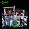 Bolsas de PVC resellables de lujo para joyería, anillos antioxidantes, bolsas de almacenamiento para regalos de joyería, color azul claro y grueso, 100 Uds. ► Foto 1/6