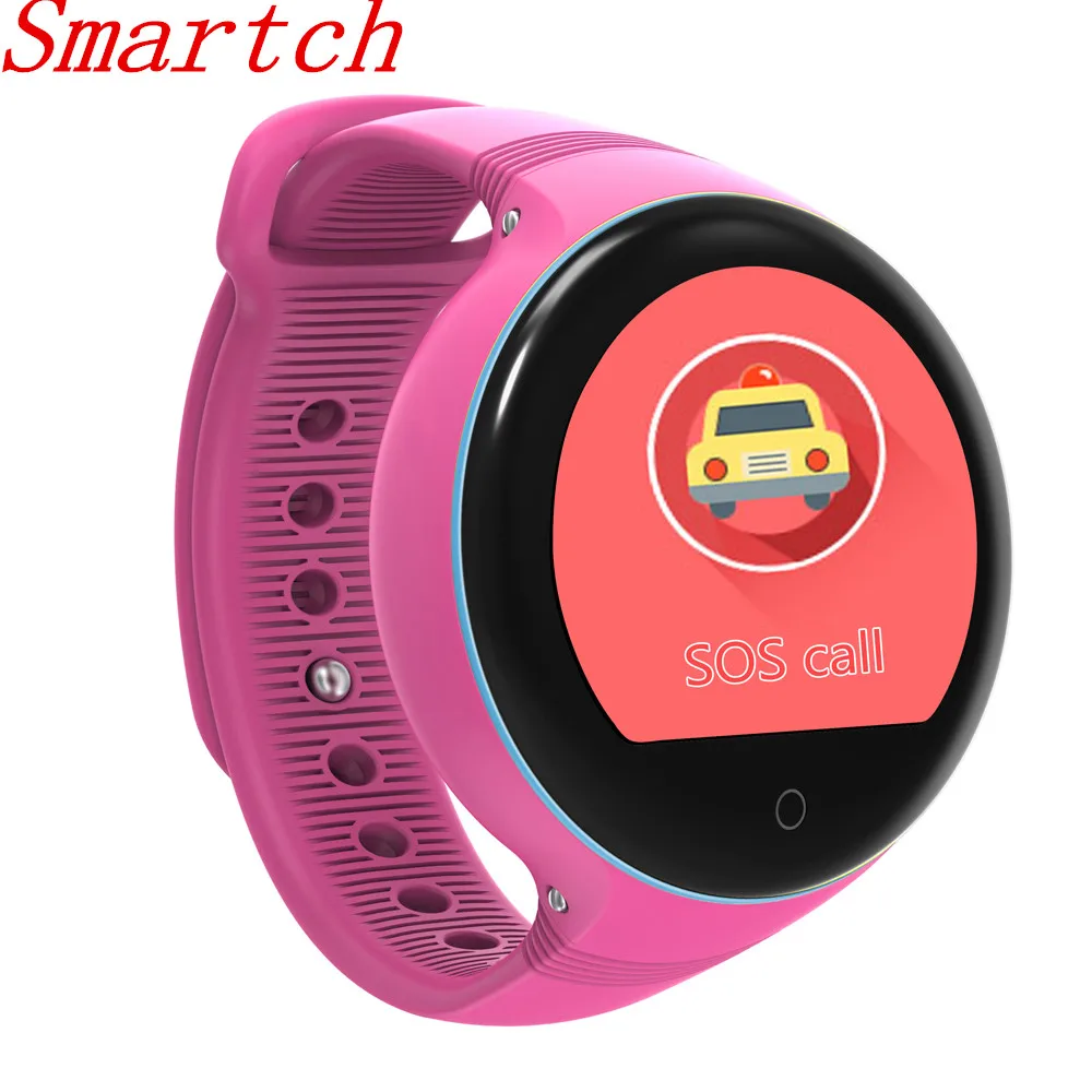 Smartch S668 Детские Смарт-часы IP54 Водонепроницаемый круглый экран gps наручные часы с функцией sos Удаленный видоискатель для детей Поддержка sim-карты PK