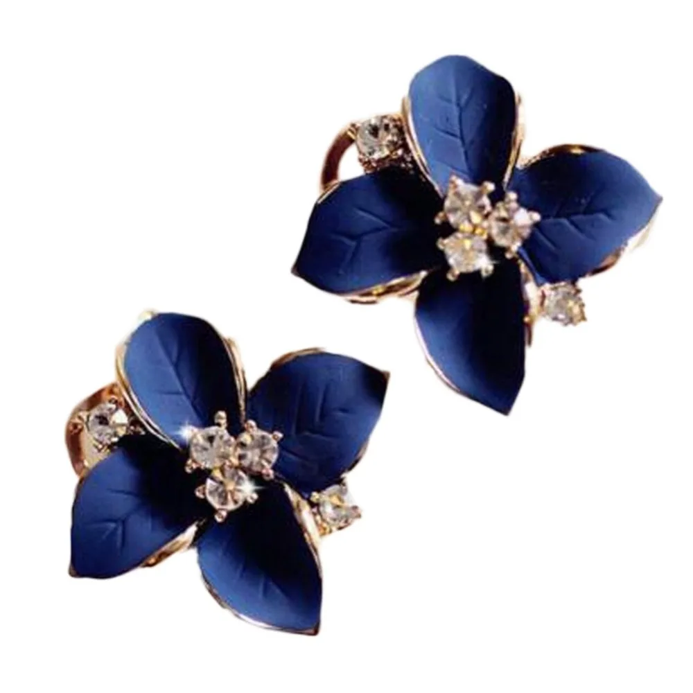 

Charming Jewelry Gardenia Classic High-grade Fine Clover Shaped Woman Earrings Drop Shipping EAR-0864