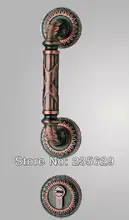 Free Shipping, European style Entrance Villa Door Lock, 55mm Backset ,Brass cylinder, Antique Brass or Antique Copper finished