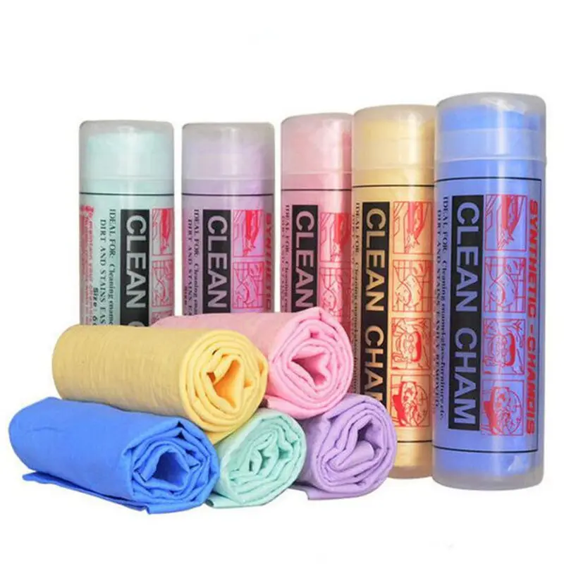 New Natural Artificial Chamois Leather Multifunction Car Cleaning Cloth Washing Suede Towel No Scratches Drying Towel cleaning cloth towel cleaning cloth