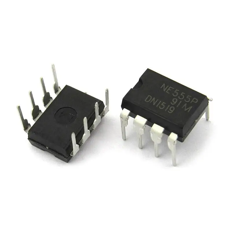 10PCS NE555 DIP8 NE555P NE555N 555 DIP NEW Timer programming oscillator IC chip