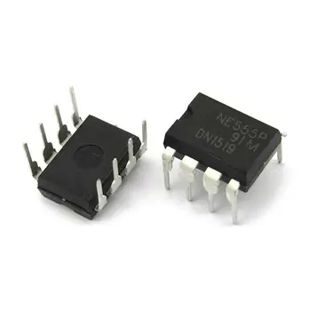 

10PCS NE555 DIP8 NE555P NE555N 555 DIP NEW Timer programming oscillator IC chip