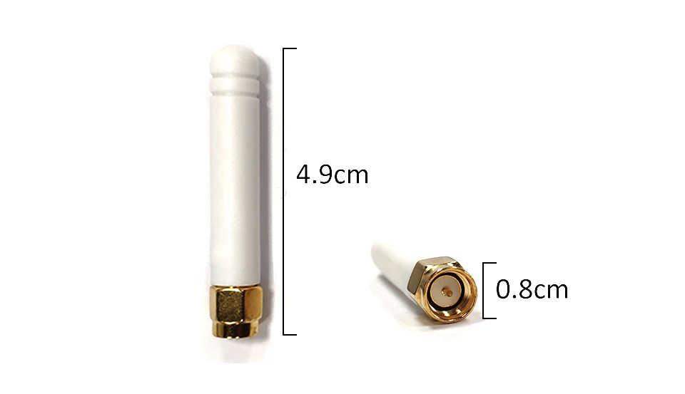 10 шт. 868 МГц 915 МГц антенна 2dbi SMA разъем GSM 915 МГц 868 МГц antena antenne водостойкий + 21 см RP-SMA/u. FL косичка кабель