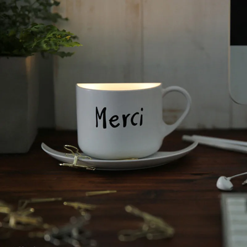 

Wall Moon Led Night Light The Sound And Light Control Coffee Cup Flamingo Diy Charging Nightlight Novelty Luminaria Kids Lamp
