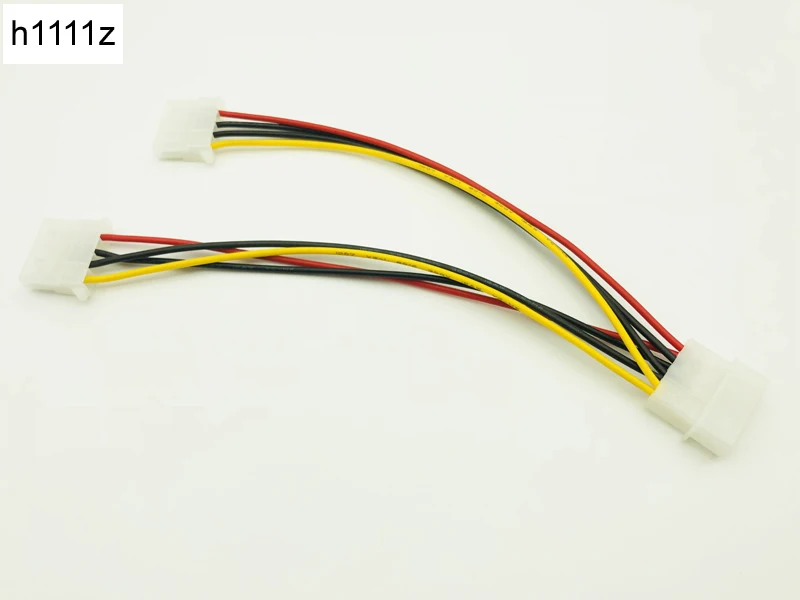 4P 4Pin Molex Male to 2 Port IDE Женский блок питания сплиттер Кабель адаптер компьютерный